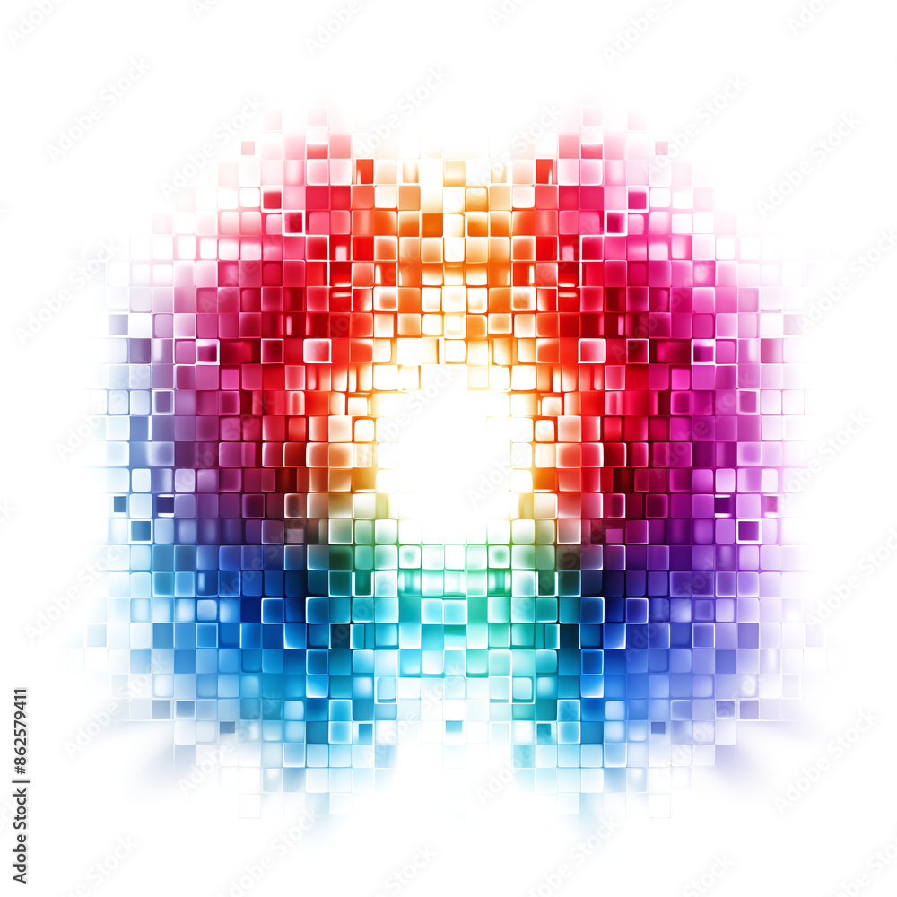 colorful degrade, Fundo com luzes ladrilhos luzes multi colors, fundo mescladas. Abstract Grid A symmetrical grid of squares with varying on white and transparent background colorful degrade, Fundo com luzes ladrilhos luzes multi colors, fundo mescladas. Abstract Grid A symmetrical grid of squares with varying on white and transparent background