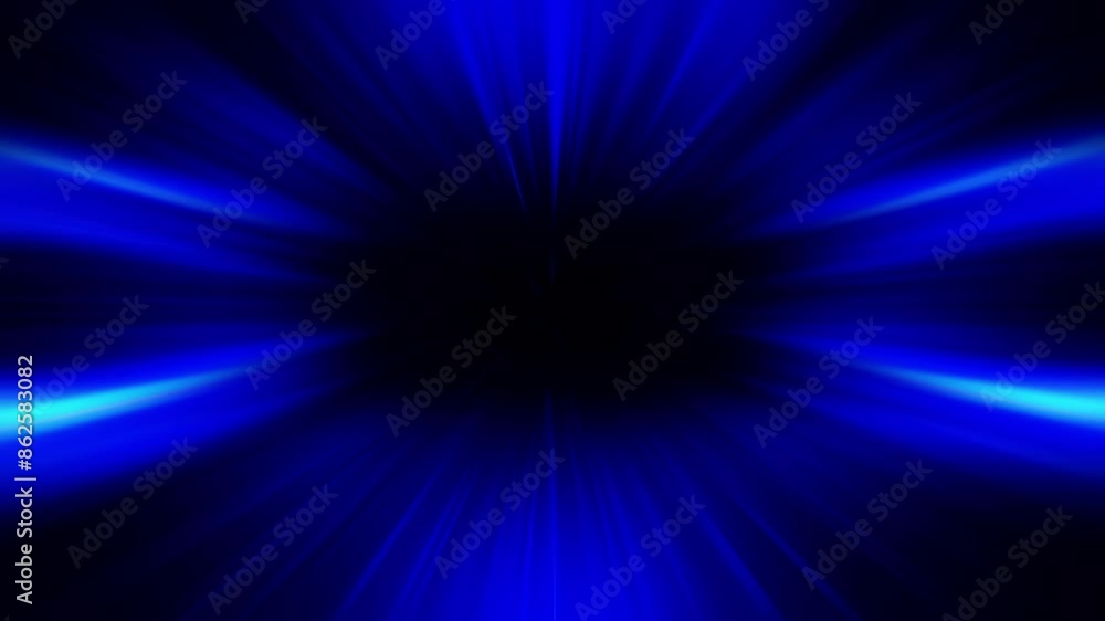 Abstract VJloop center blue light radial shine ray speed radial zoom for technology and communication vj background. Speed of blue light, neon glowing rays in motion. Abstract VJloop center blue light radial shine ray speed radial zoom for technology and communication vj background. Speed of blue light, neon glowing rays in motion.