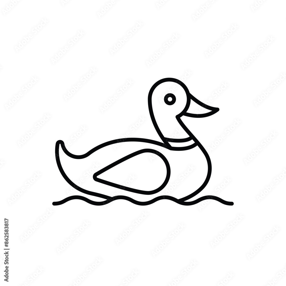 Duck vector icon