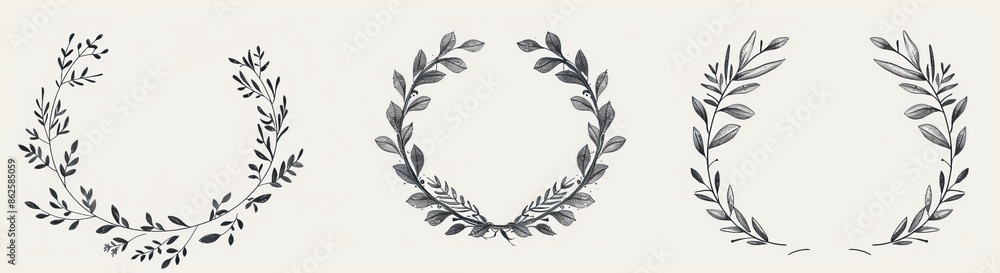 Set of botanical rustic trendy wreaths and labels. Hand drawn line wedding herb, elegant leaves for anniversary invitation save the date cards. Botanical rustic trendy wreaths and labels. Set of botanical rustic trendy wreaths and labels. Hand drawn line wedding herb, elegant leaves for anniversary invitation save the date cards. Botanical rustic trendy wreaths and labels.