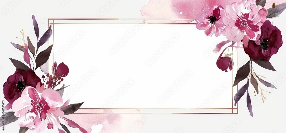 Modern illustration showing floral wedding invitations or other celebration cards, colorful flowers, vintage pastels. Modern illustration showing floral wedding invitations or other celebration cards, colorful flowers, vintage pastels.