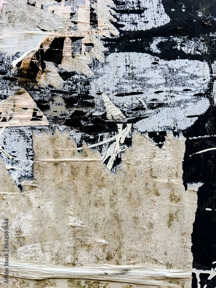 Grunge Revival: Evocative Textural Harmony in Old Poster-Inspired Backgrounds