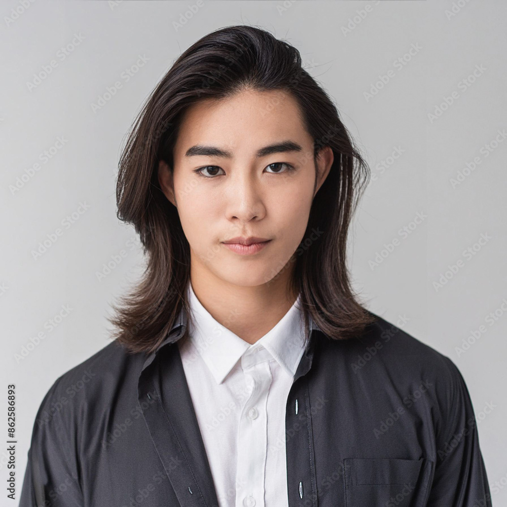 Studio Portrait of Young Handsome Man Studio Portrait of Young Handsome Man
