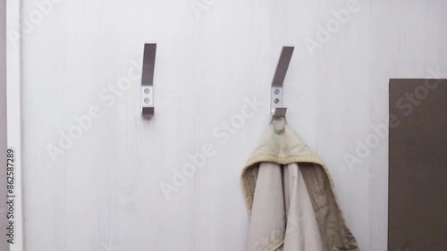  throwing the hat on the hanger, video