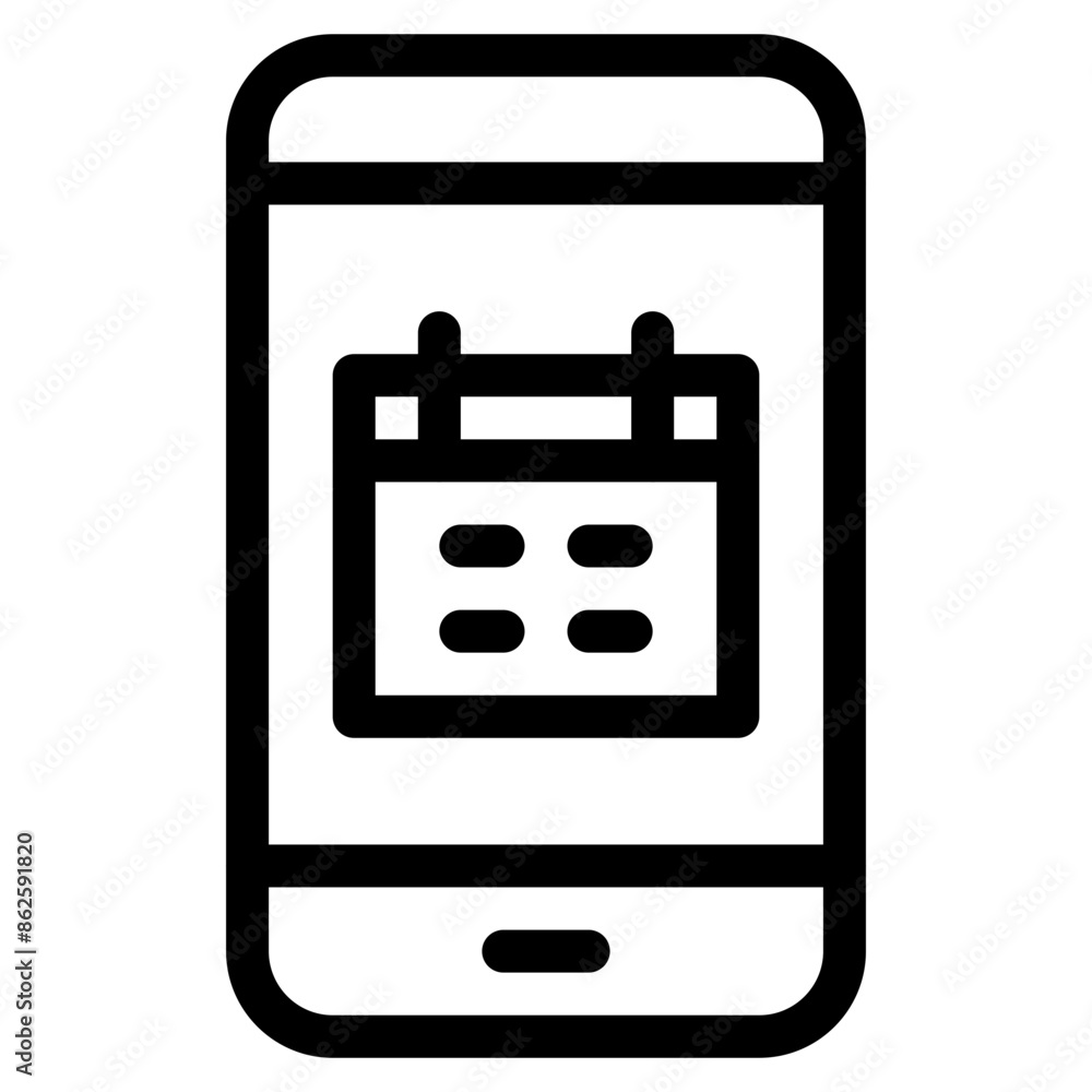 calendar, app, android, digital, interaction Icon calendar, app, android, digital, interaction Icon