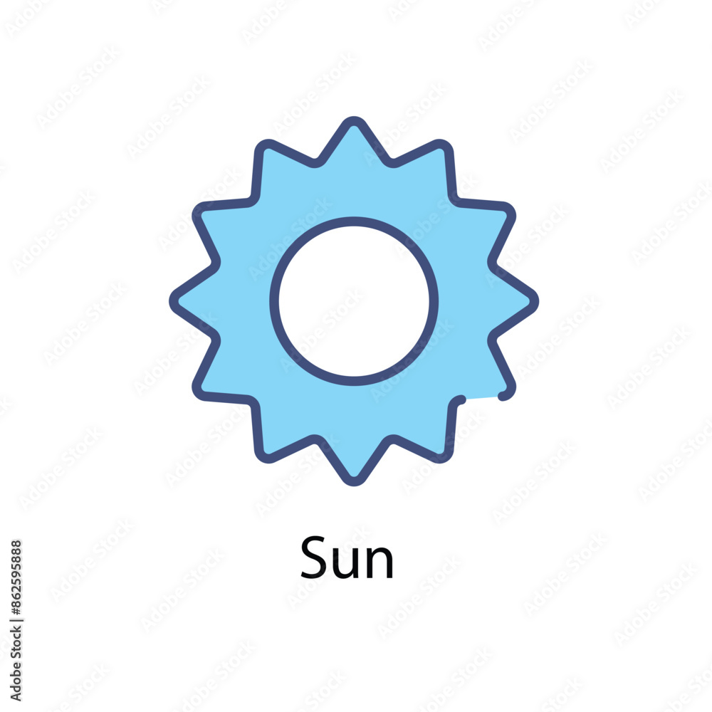 Sun vector icon Sun vector icon