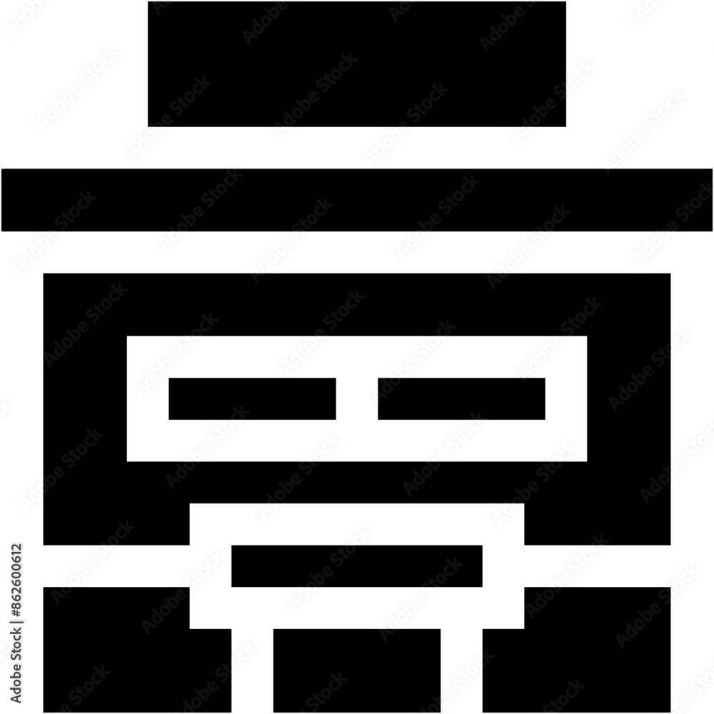 Vector Icon Bus, passenger, station, bus stop, street Vector Icon Bus, passenger, station, bus stop, street