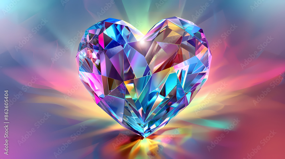 Beautiful colorful heart Beautiful colorful heart