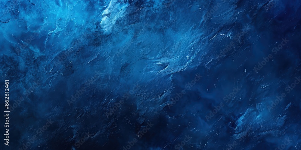 Abstract Blue Texture with Swirls and Brushstrokes Abstract Blue Texture with Swirls and Brushstrokes