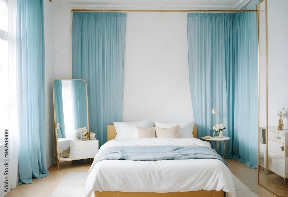 Photo interior modern design room 3d illustration Photo interior modern design room 3d illustration