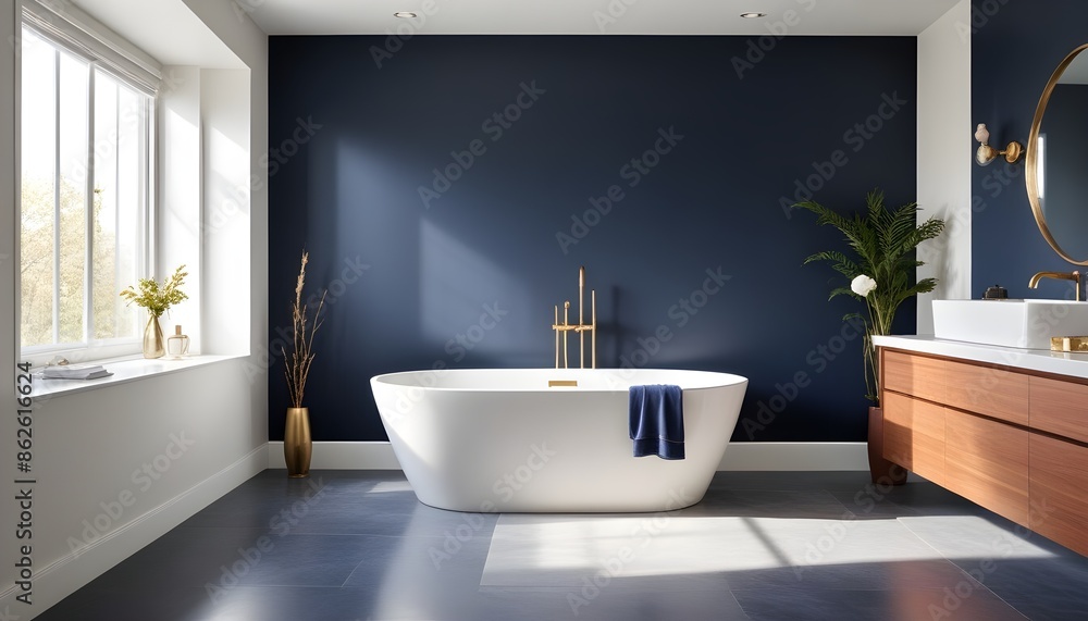Photo interior modern design room 3d illustration Photo interior modern design room 3d illustration
