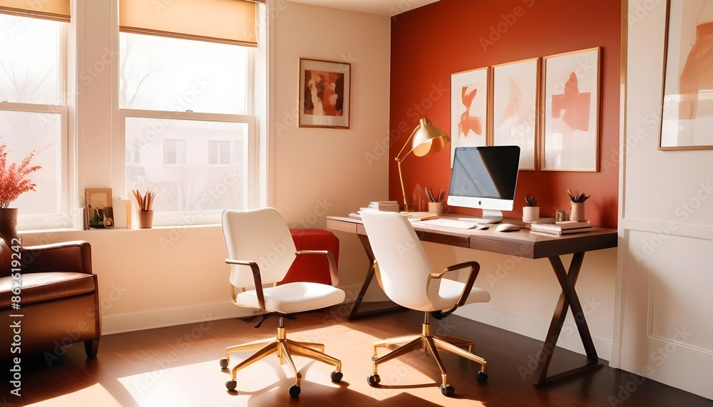 Photo interior modern design room 3d illustration Photo interior modern design room 3d illustration