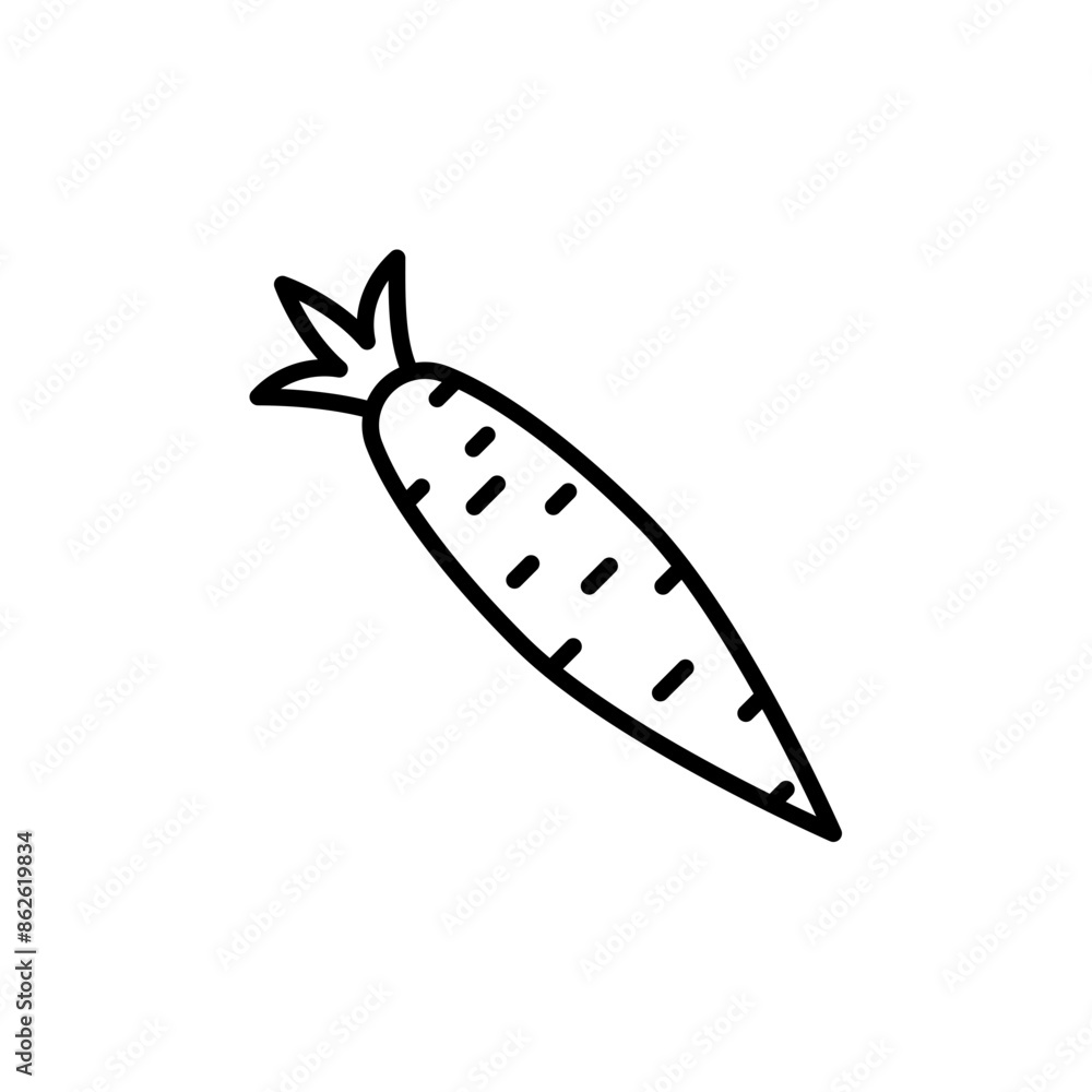 Carrot Icon for Healthy Eating and Recipes Carrot Icon for Healthy Eating and Recipes