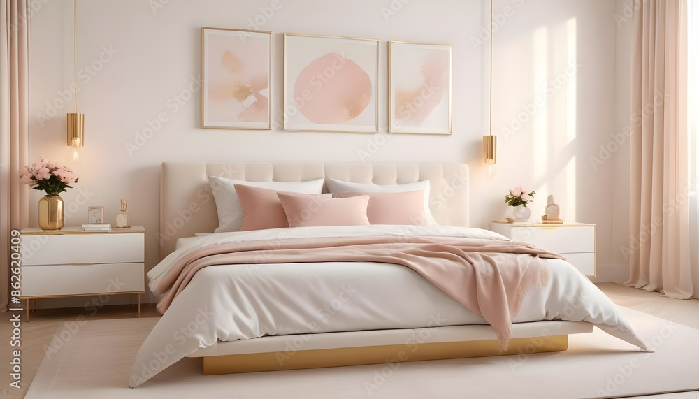 Photo interior modern design room 3d illustration Photo interior modern design room 3d illustration
