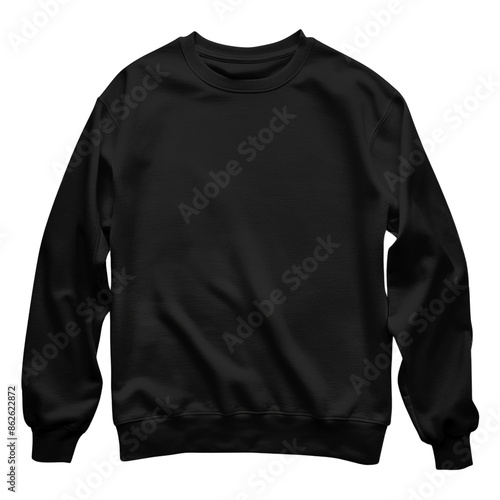 Blank black sweat shirt clip art © ILLUSTRATION