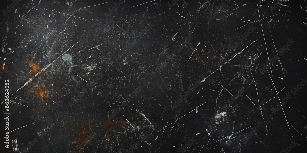 Scratched Black Surface Texture Scratched Black Surface Texture