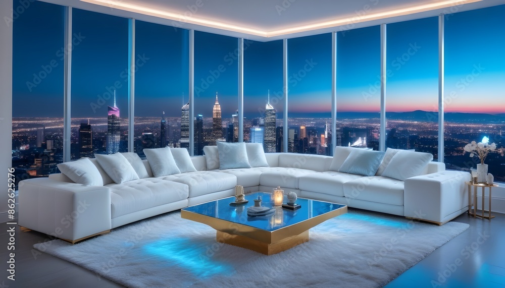 Photo interior modern design room 3d illustration Photo interior modern design room 3d illustration