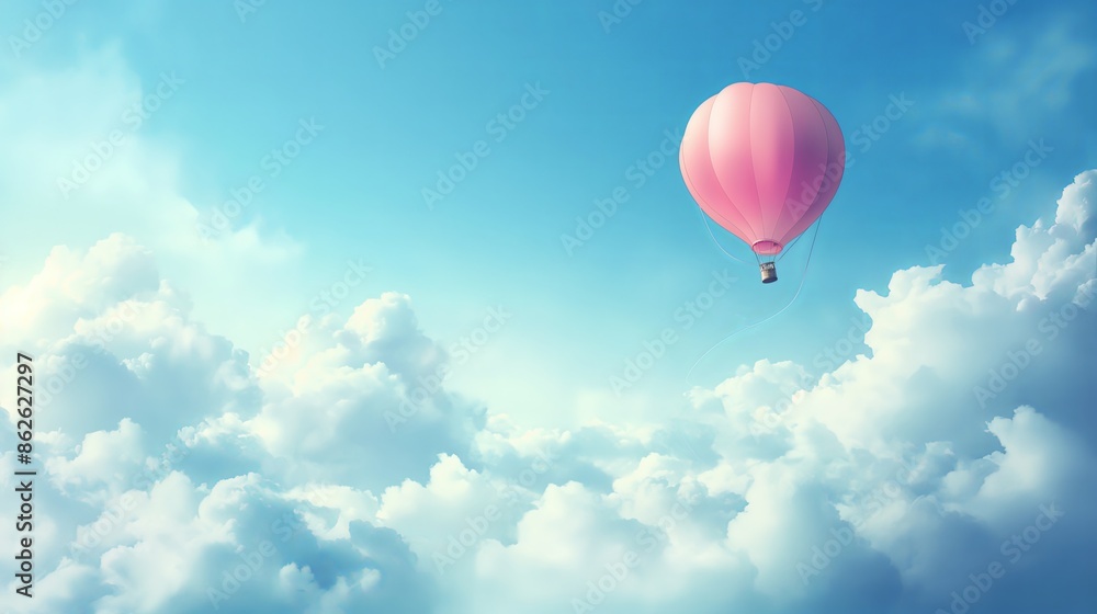 Fototapeta premium hot air balloons in sky