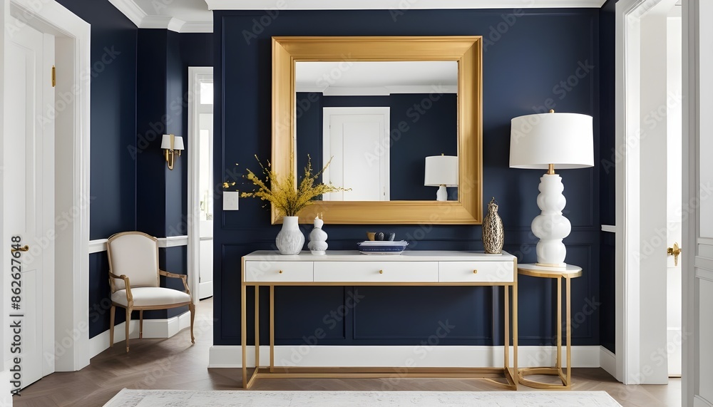 Photo interior modern design room 3d illustration Photo interior modern design room 3d illustration