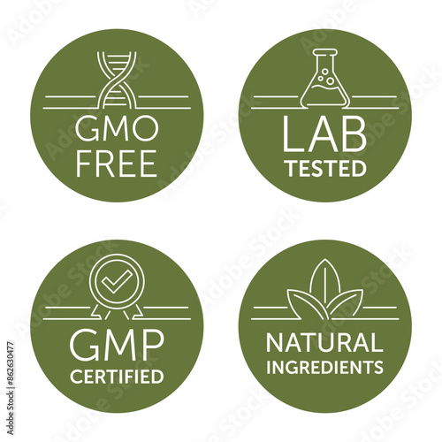 GMO free, Lab tested, GMP certified, Natural ingredients