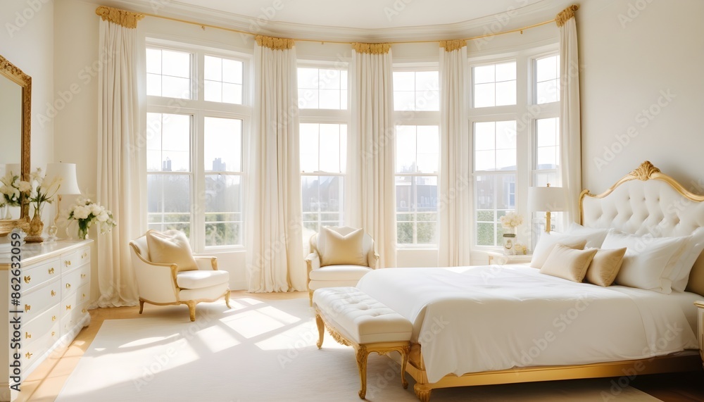 Fototapeta premium Photo interior modern design room 3d illustration