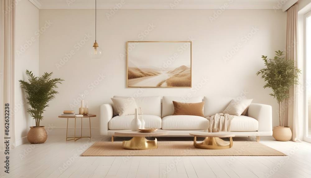 Photo interior modern design room 3d illustration Photo interior modern design room 3d illustration