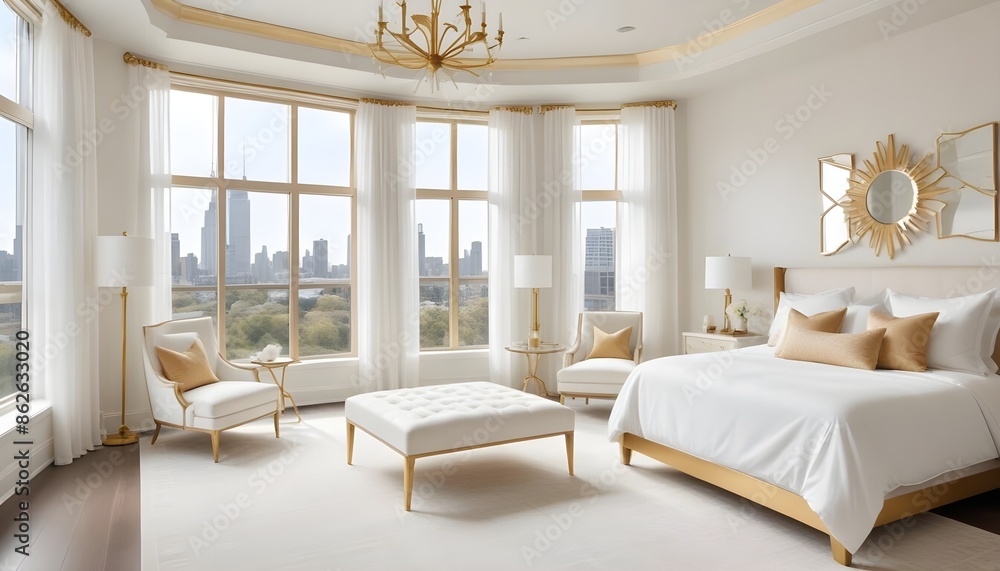 Photo interior modern design room 3d illustration Photo interior modern design room 3d illustration