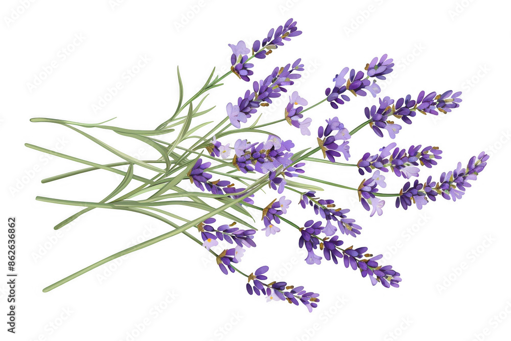 Fototapeta premium Bunch of Lavender Stems