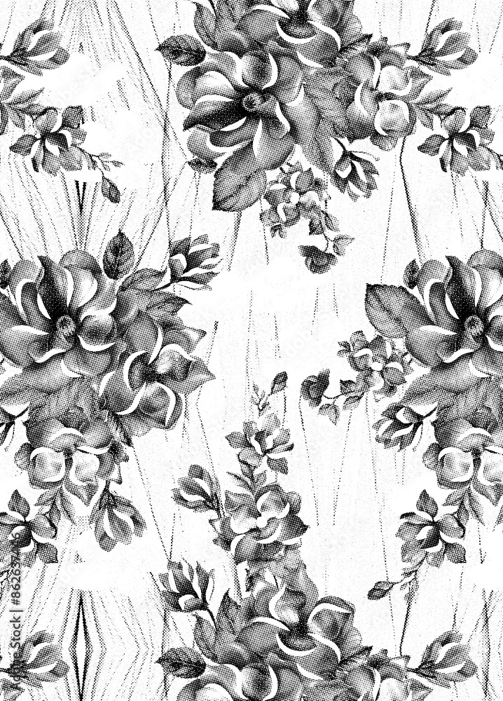 Fototapeta premium background with flowers