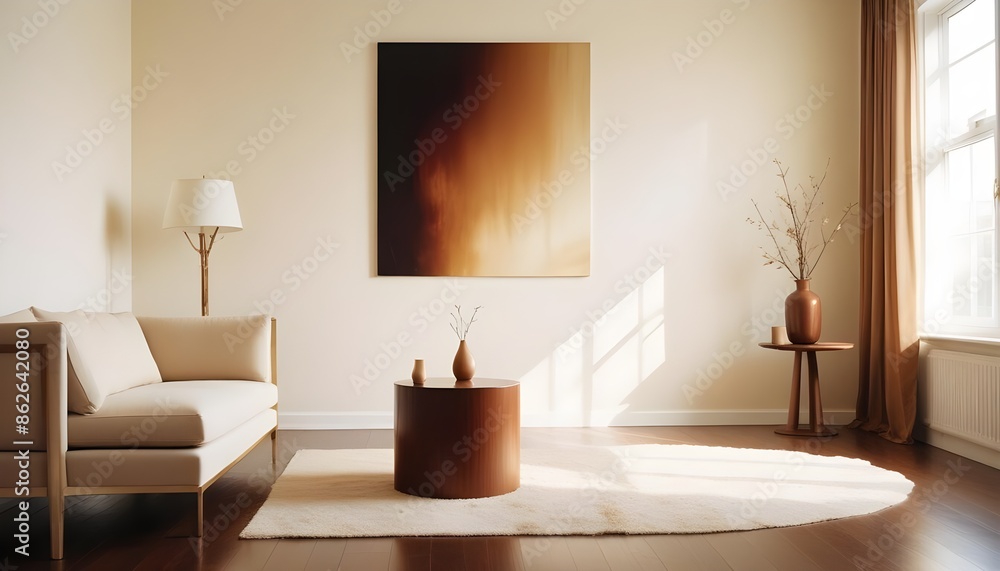 Photo interior modern design room 3d illustration Photo interior modern design room 3d illustration