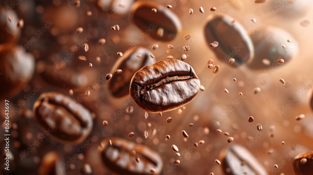 coffee liquid falling coffee beans coffee liquid falling coffee beans