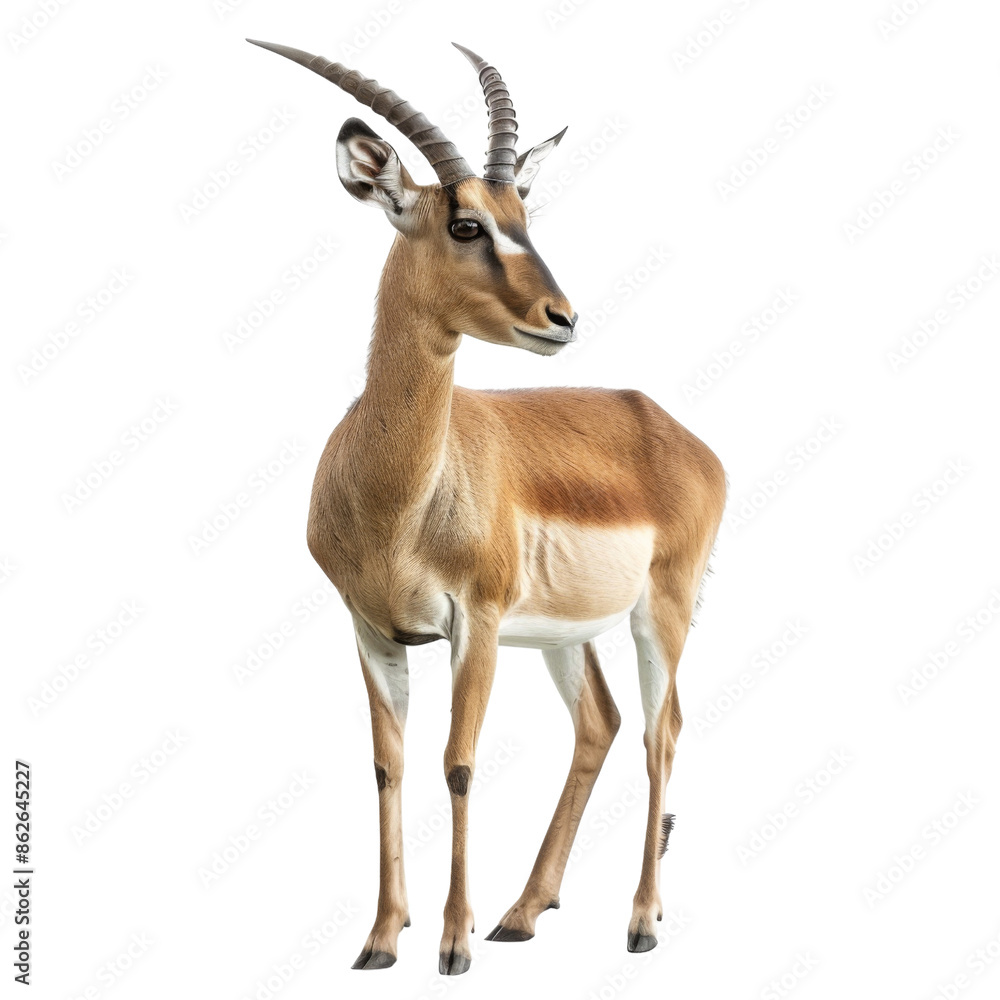 Wild animal isolated on transparent or white background Wild animal isolated on transparent or white background