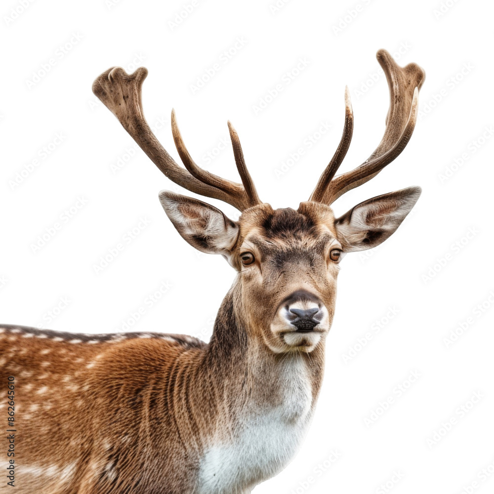 Wild animal isolated on transparent or white background Wild animal isolated on transparent or white background