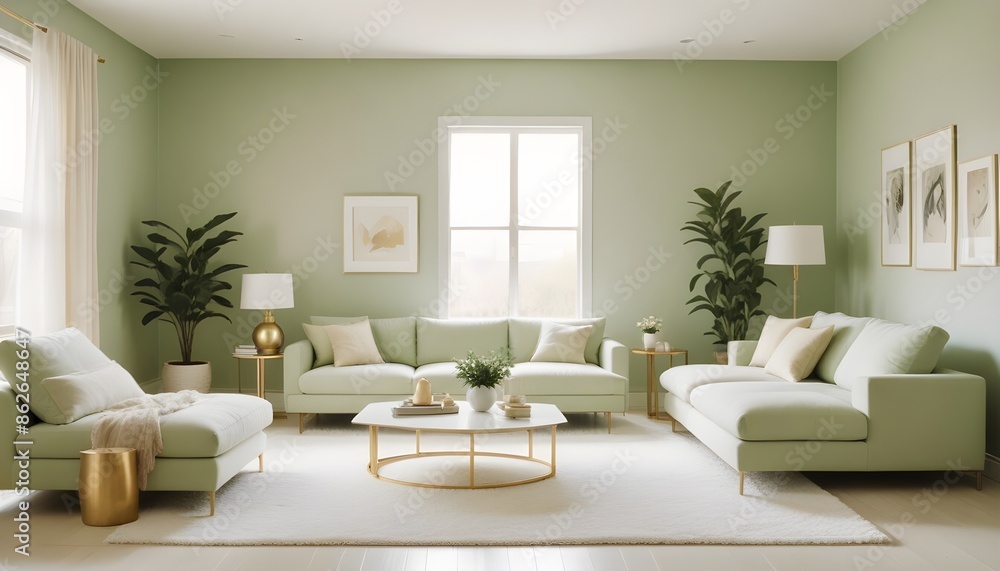 Photo interior modern design room 3d illustration Photo interior modern design room 3d illustration