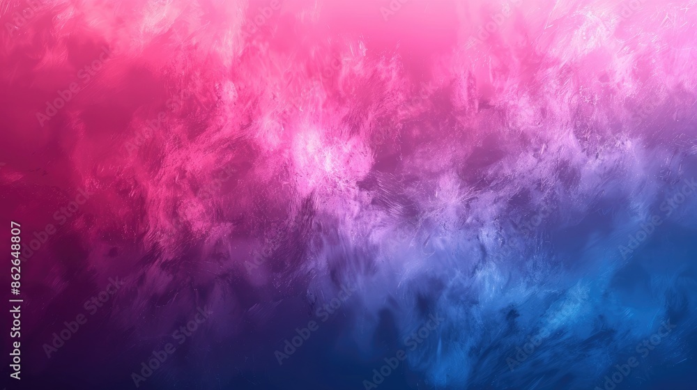 Obraz premium Abstract gradient background with vibrant pink and blue colors blending together, creating a dreamy and artistic texture.