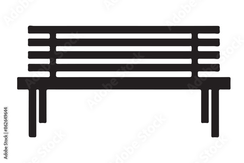 Set of furniture silhouettes Vector Design 