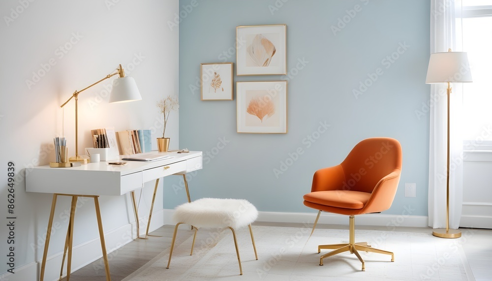 Photo interior modern design room 3d illustration Photo interior modern design room 3d illustration