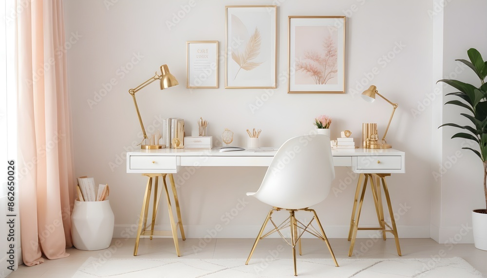 Fototapeta premium Photo interior modern design room 3d illustration