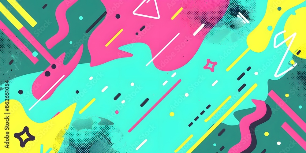 Iced green and magenta cartoon style background Iced green and magenta cartoon style background