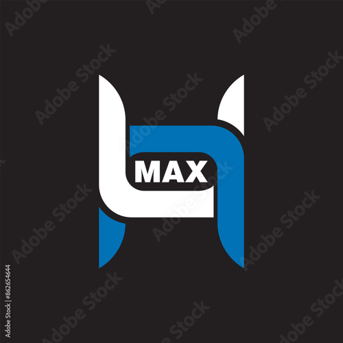 MAX letter logo design on white background. MAX logo. MAX creative initials letter Monogram logo icon concept. MAX letter design