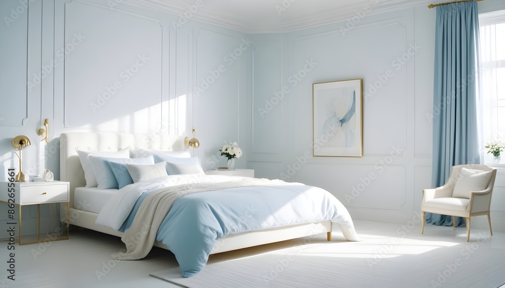 Photo interior modern design room 3d illustration Photo interior modern design room 3d illustration
