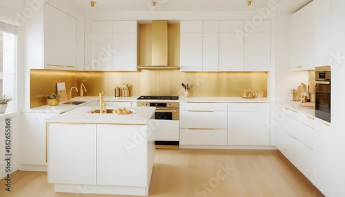 Wallpaper Mural Photo interior modern design room 3d illustration Torontodigital.ca