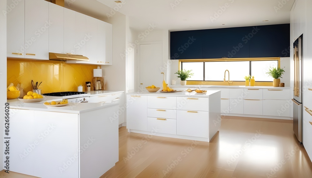 Fototapeta premium Photo interior modern design room 3d illustration