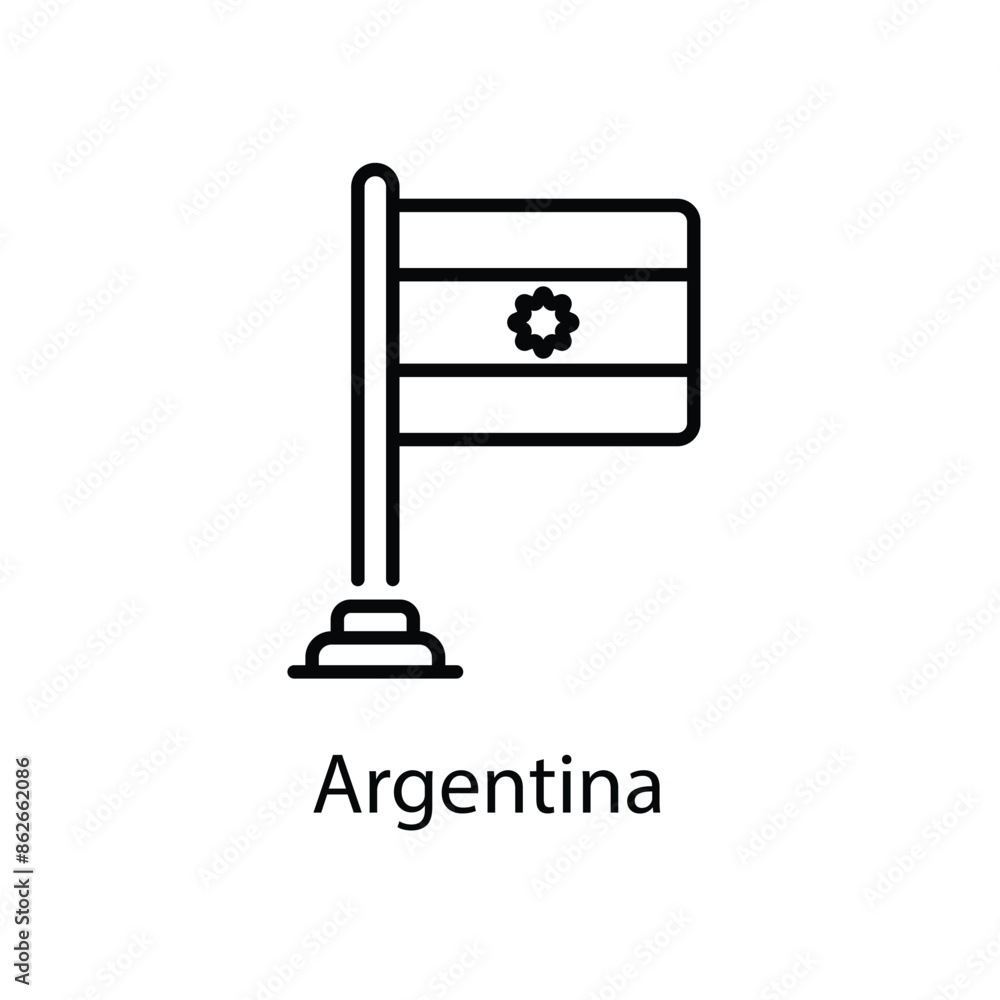 Argentina vector icon