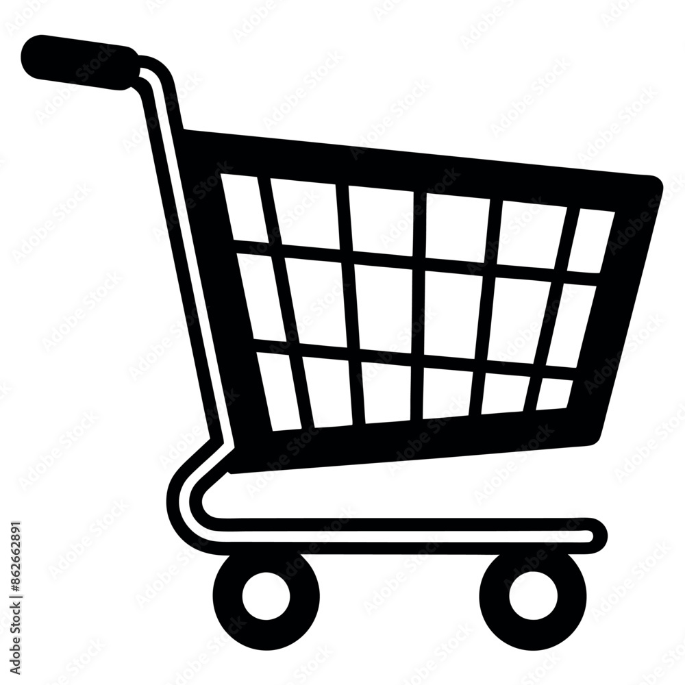 Vector artwork of a hand-drawn shopping cart
Vector artwork of a hand-drawn shopping cart