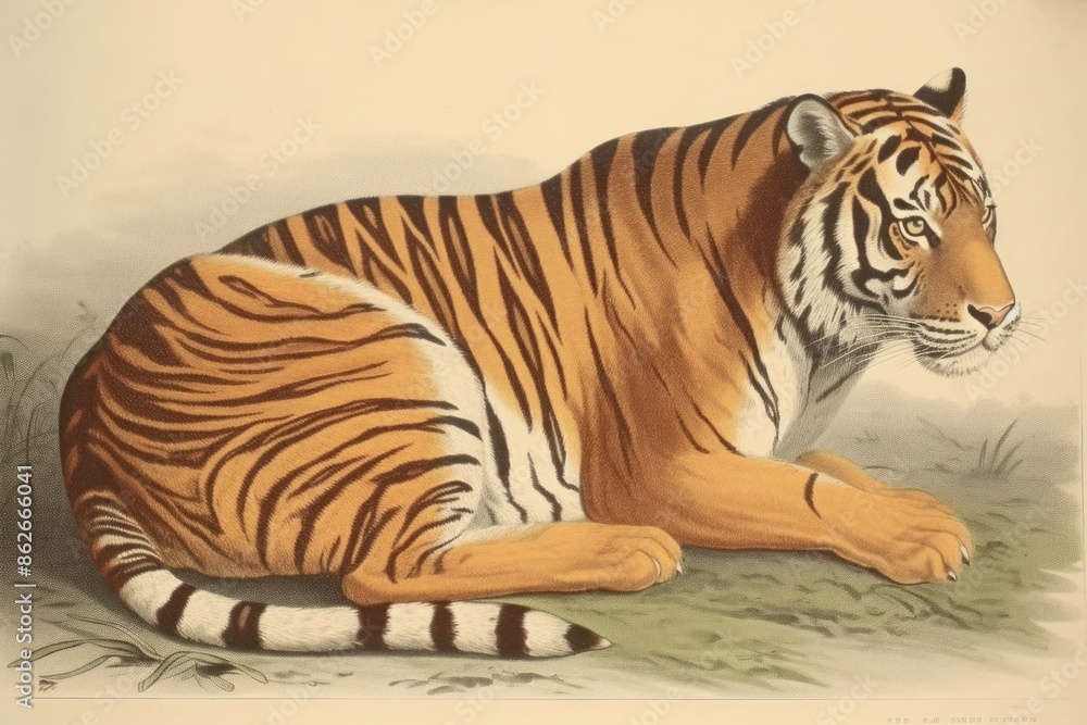 Obraz premium Bengal tiger wildlife animal mammal.