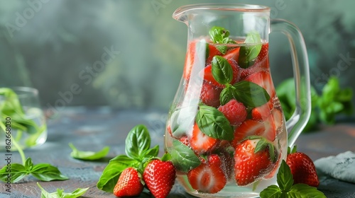 Infused Water With Fresh St...