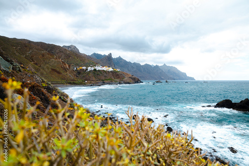 View of Playa de Benijo on the North-East of Tenerife island, Spain