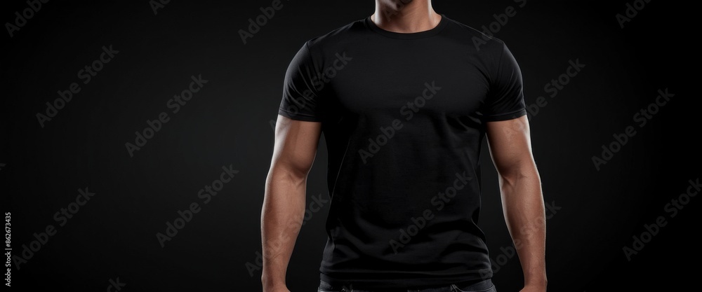 plain black t-shirt mockup animation front & back rotating plain black t-shirt mockup animation front & back rotating