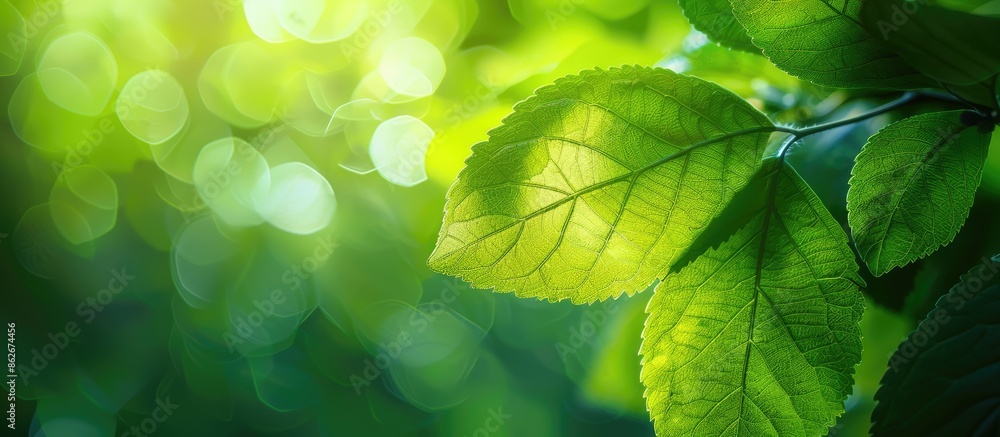Green leaf background with blurry texture, suitable for copy space image. Green leaf background with blurry texture, suitable for copy space image.